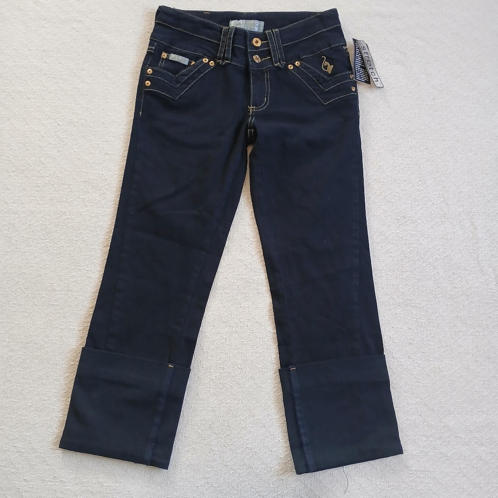 baby phat ♡ rolled hem y2k jeans 5 2000s hip hop hy2k